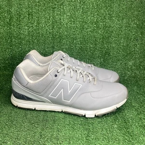 Zapatos de golf New Balance talla 13 4 E anchos para hombre 574 grises con púas suaves atléticos - Imagen 1 de 7