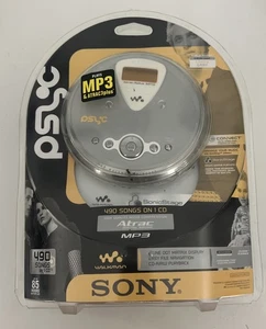 Sony Psyc D-NE300 CD Walkman Gray Atrac3 Plus MP3 Sonic Stage - Picture 1 of 3