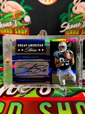 2005 Donruss Rookies & Stars Steve Smith Auto /100 Great American Heroes - Image 1 of 2