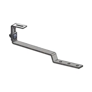 Staffa per Tegola Ribassata per fissaggio pannello fotovoltaico Zincato TL028.ZN - Foto 1 di 2