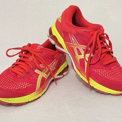 Zapatos para correr Asics Gel-Kayano 26 Laser Pink Sour Yuzu para mujer 8,5 1012A609 Foto 1 de 4