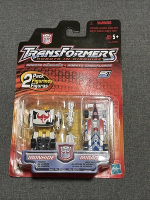 Transformers Robots in Disguise IRONHIDE & MIRAGE 2-PACK Hasbro Vintage 2001 NEW - Image 1 of 4
