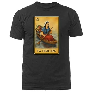 CAMISETA TARJETA LOTERÍA MEXICANA LA CHALUPA - Imagen 1 de 17