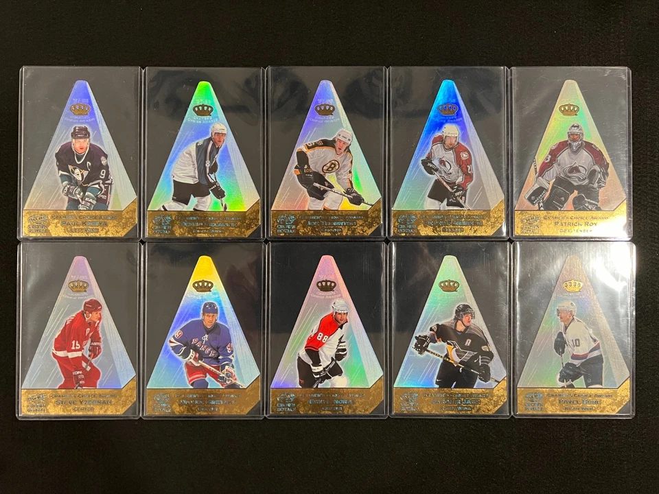 Juego completo de jumbos Crown Royale Hockey Cramer's Choice Awards 1997-98 (10) Foto 1 de 4
