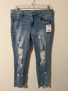 Pantalones de mezclilla para mujer Soho talla 6 desgastados - Imagen 1 de 2