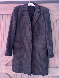 Rag & Bone Men's Rory Classic Fit Plaid Wool Coat MSRP $995  - sz 42 , Large - Picture 1 of 10