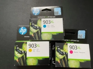 Original HP 903XL ink cartridges (cyaan / geel en magenta) - Afbeelding 1 van 1