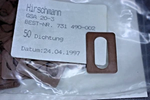 30 pezzi Hirschmann guarnizione silicone gomma GSA 20-3 per NBR marrone - Foto 1 di 1