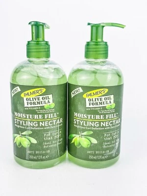 Palmers Olive Oil Moisture Fill Styling Néctar 12 oz Alta Porosidade Cabelo Lote De 2 - Imagem 1 de 4