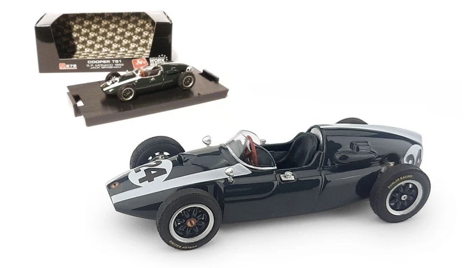 Brumm Cooper T51 1st Monaco GP 1959 - Jack Brabham F1 World Champion 1/43 Scale — 第 1/1 张图片