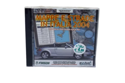 Mappe e strade in Italia 2004 Vintage Cd Blisterato Finson - Immagine 1 di 2