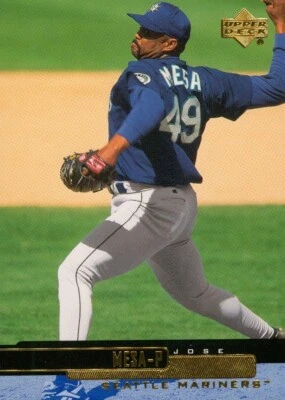 2000 Upper Deck Jose Mesa 238 Mariners - Image 1 of 2
