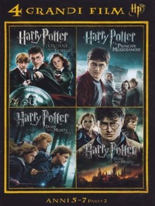 DVD 4 GRANDI FILM HARRY POTTER COFANETTO 4 FILM ANNI 5 - 7 ITALIANO SIGILLATO - Foto 1 di 2