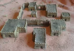 New! 10mm scale 7 x North African Town Buildings colonial desert North Africa - Picture 1 of 3