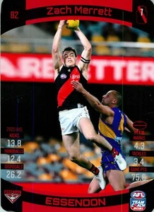 2021 ESSENDON BOMBERS AFL Card ZACH MERRETT Teamcoach - Bild 1 von 2