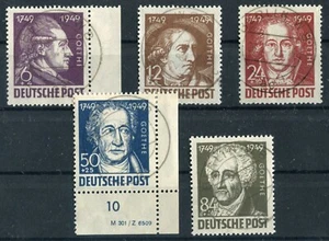 Zona Soviética Nº 234 - 238 sello completo LUJO sellado con 237 DZ used - Imagen 1 de 3