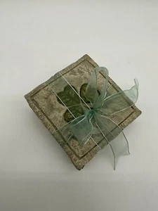 Set Of 4 Clover Stone Coasters - Picture 1 of 6