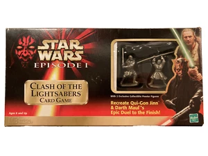 1999 Hasbro Star Wars Episode I Clash Of The Lightsabers Card Game Pewter Figure - Picture 1 of 6