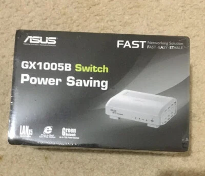 ASUS GX1005B 5 Ports Ethernet Power Saving Switch-New - Image 1 of 3