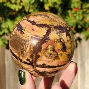 Dead Ringer Outback Nguni Jasper Crystal Nguni Sphere | 574 grams | 1lbs 5oz | - Picture 1 of 10
