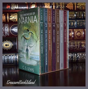 The Chronicles of Narnia by C.S. Lewis New Sealed 7 Volume Paperback Box Set - Picture 1 of 4
