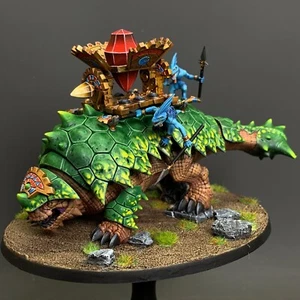 Taller de juegos pintados Bastiladon Seraphon Orde Warhammer Age of Sigmar - Imagen 1 de 14