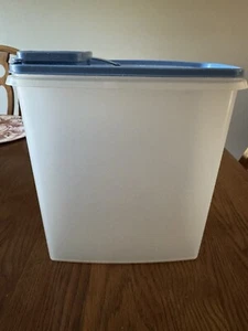 Contenedor de cereales Tupperware Modular Mate 1588 tapa 1590 ~ sello azul 20 tazas - Imagen 1 de 5