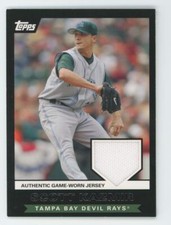 Scott Kazmir 2007 Topps Relics Jersey Tampa Bay Devil Rays