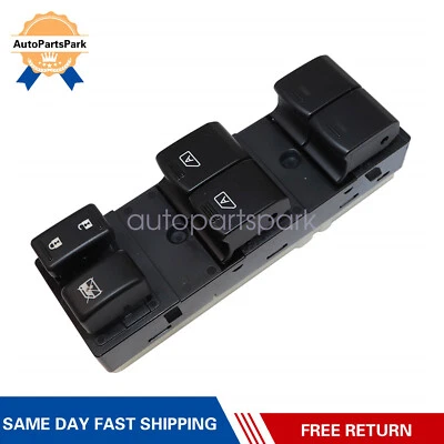 Interruptor maestro ventana eléctrica delantera izquierda apto para Infiniti FX35 FX50 2011-2012 Foto 1 de 4