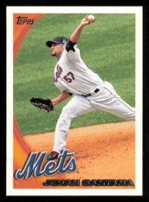 2010 Topps Johan Santana New York Mets #573 - Image 1 of 2