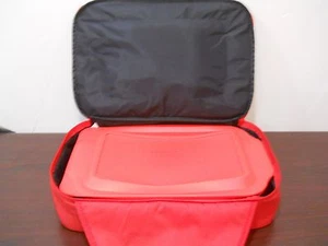 Pyrex Portables 3pcs 9" X 13" Casserole Red Lid Insulated Portable Food Carrier - Picture 1 of 12