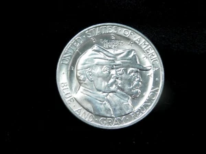 1936 50c Gettysburg Commemorative Silver Half Dollar - GEM UNC - Picture 1 of 4