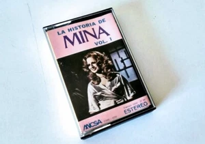 Mina Anna Mazzini La Historia - Rare Cassette Tape Argentina Pressing VG+ Cond - Picture 1 of 3