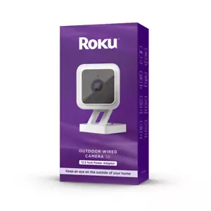Cámara con cable Roku para hogar inteligente exterior SE Wi-Fi - vigilancia de seguridad conectada - Imagen 1 de 9
