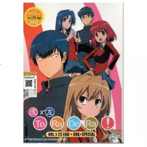 DVD Japan Anime TORADORA! Complete Series (1-25 end) English Dubbed ALL Region - Imagen 1 de 15