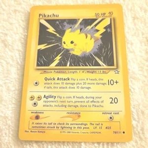 PIKACHU - 70/111 - Pokemon Card Vintage 1995-2000 - Picture 1 of 2