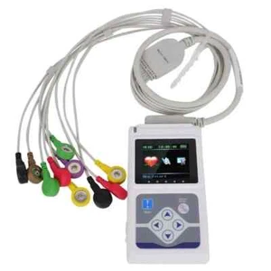 CONTEC TLC5000 ECG Holter 12 Channel 24h EKG Monitor PC Software Analyzer - Picture 1 of 12
