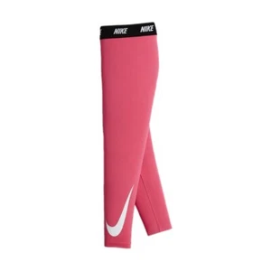 Dri-Fit Little Kids Leggings Size 4.0 Color Hyper Pink and White - Picture 1 of 2
