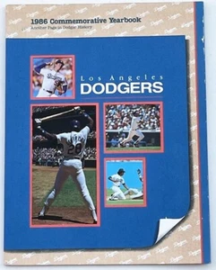 Anuario de béisbol 1986 de los Dodgers de Los Ángeles - Imagen 1 de 1