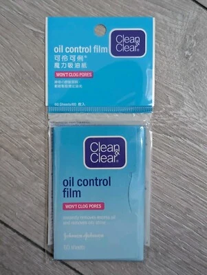 Clean & Clear Oil Control Film Blotting Paper - 60 Sheets - Image 1 of 2