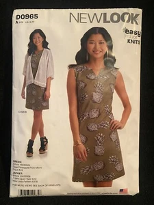 Simplicity Shift Dress Sewing Pattern D0965 Misses Size 8-20 New Look Uncut - Picture 1 of 3