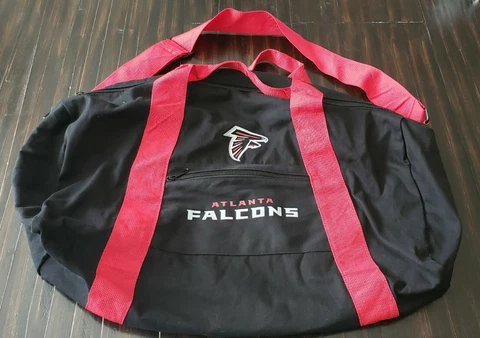 NFL Atlanta Falcons Football Inaugural Season Duffel Gym Bag Mercedes Benz SGA Cover