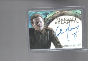 Stargate Atlantis Colm Meaney auto card