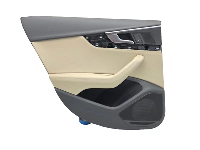 AUDI A4 2017-2019 TRASERO IZQUIERDO LADO DEL CONDUCTOR INTERIOR PANEL PUERTA EMBELLECEDOR CUBIERTA OEM Foto 1 de 4