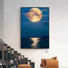  Sun Moon Planet Art Canvas Posters and Prints Modern Painting Wall Picture