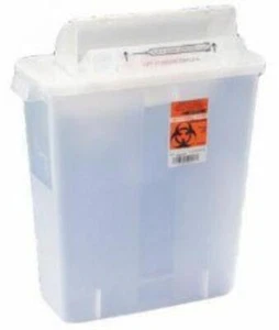 SharpStar In-Room Multi-purpose Sharps Container, 3 Gallon, 16½ x 13¾ x 6 Inch - Picture 1 of 1