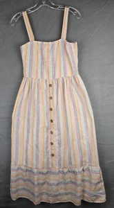 Maxi Vestido NAOO Nation AK Trajes Cambio Para Mujer Hada Coloridas Rayas Mediano - Imagen 1 de 6