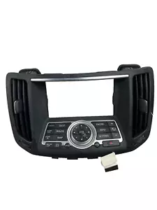 2006-07 INFINITI G35 RADIO BEZEL TRIM W/AIR VENTS & MEDIA CONTROL 28395 JK65D - Picture 1 of 10