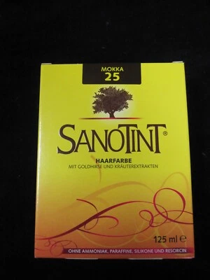 SANOTINT  Haarfarbe Nr. 25  Mokka 125 ml   NEU OVP  Schönenberger - Bild 1 von 4