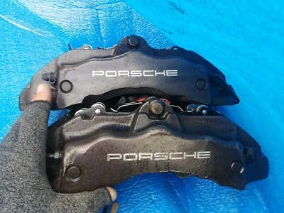 03-10 JUEGO PINZAS DELANTERAS PORSCHE AUDI Q7 CAYENNE 09 08 07 TOUAREG BREMBO 17ZL Foto 1 de 4